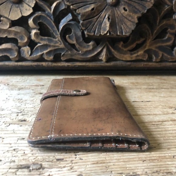 RARE Patricia Nash Signature Map Pitelli Bifold Leather Wallet - Picture 5 of 17